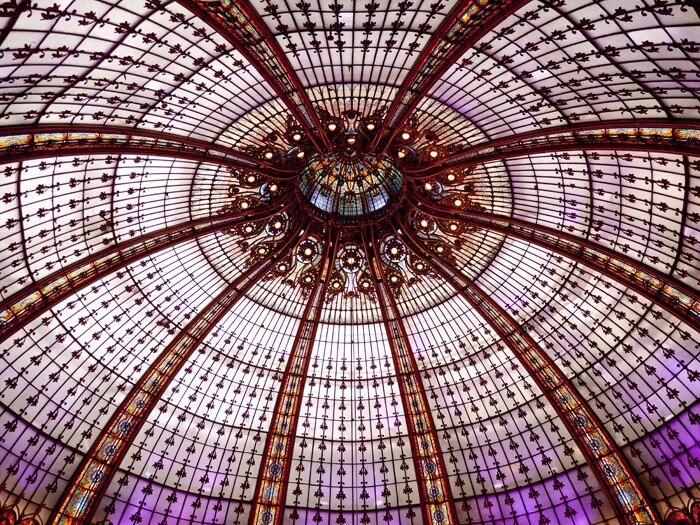 Vidriera París cúpula