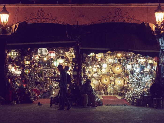 Tienda lámparas Marrakech