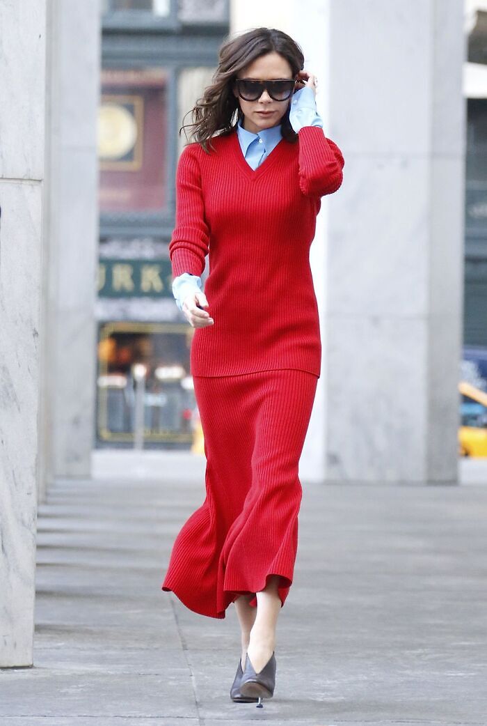Vestido rojo sofisticado