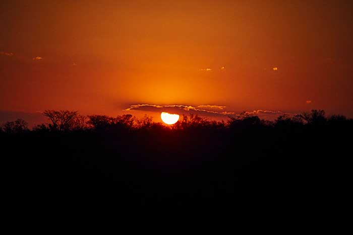 Puesta de sol Sudáfrica