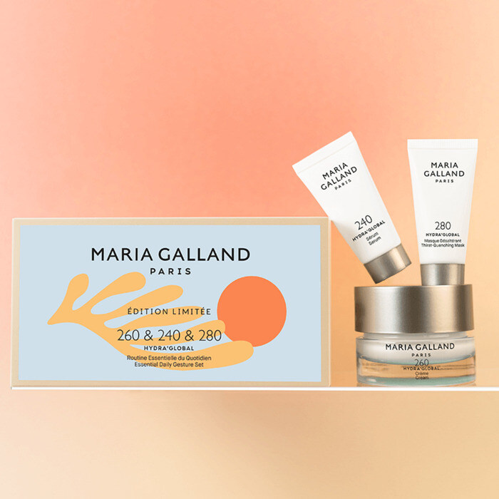 Set Maria Galland belleza junio 2024