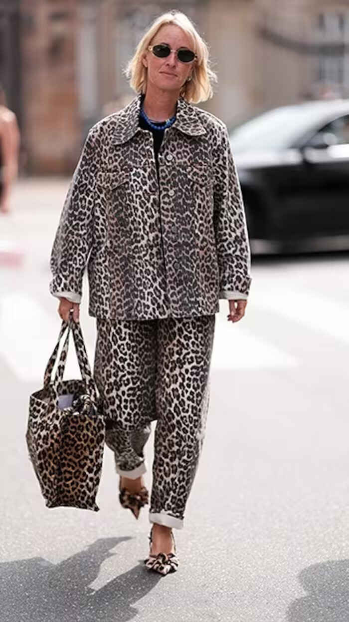 Estampado de leopardo total look