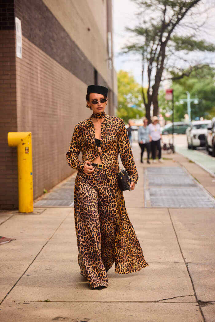 Animal print total look