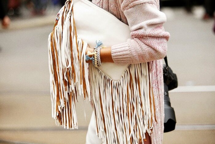 Bolso XL de flecos