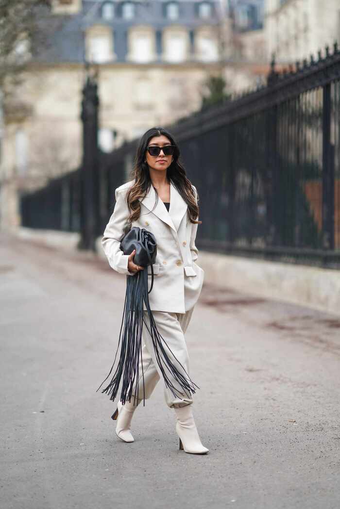 Bolso de flecos moda