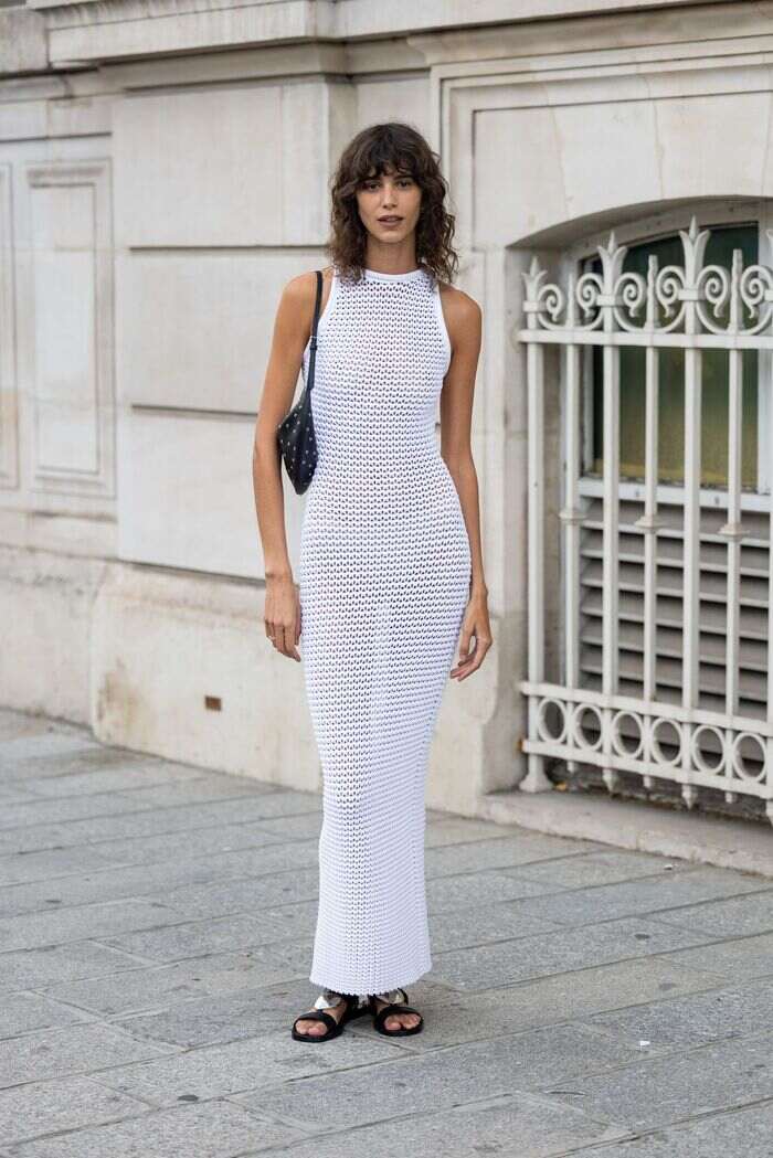 Vestido punto largo