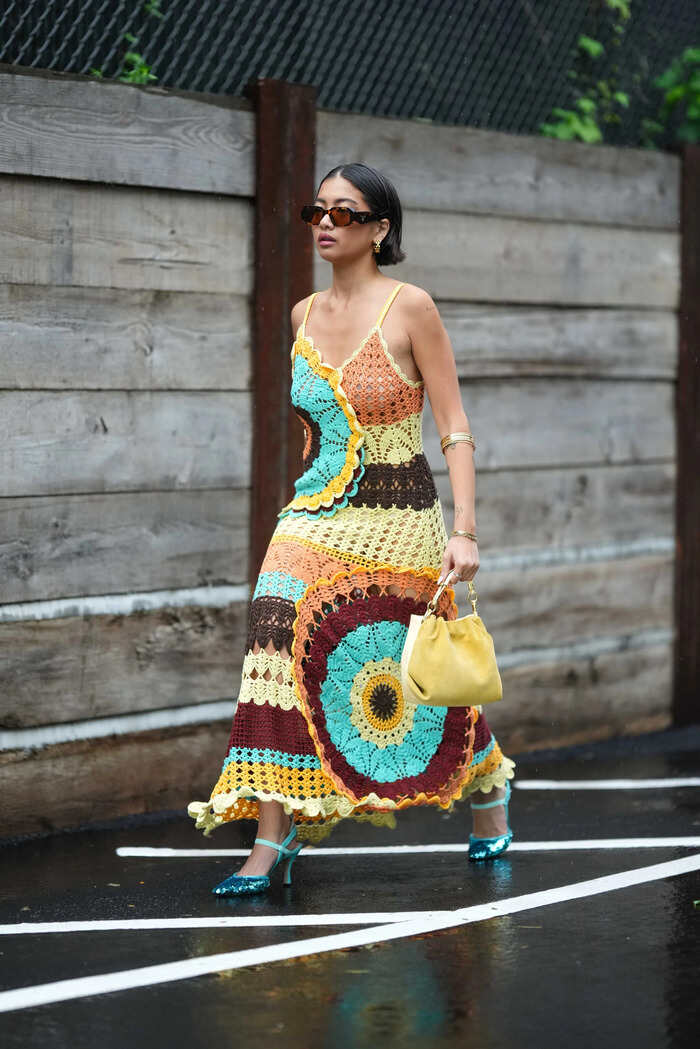 Vestido punto de cruz