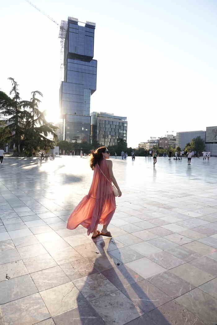 Maialen en Albania Balcanes