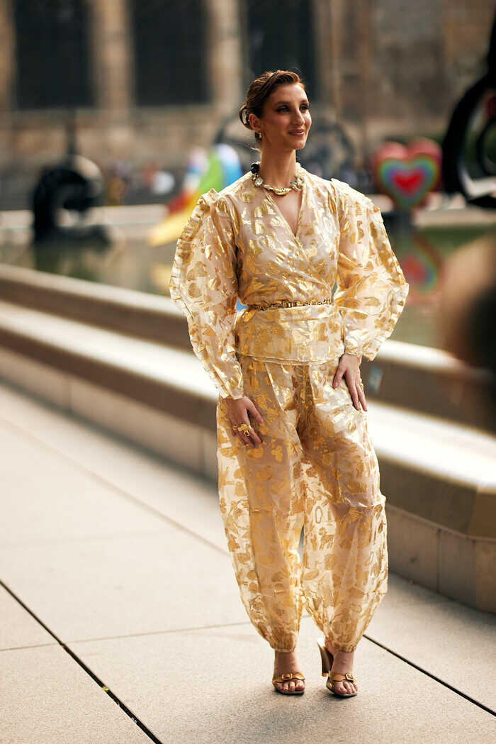 Pantalones bombacho tendencia