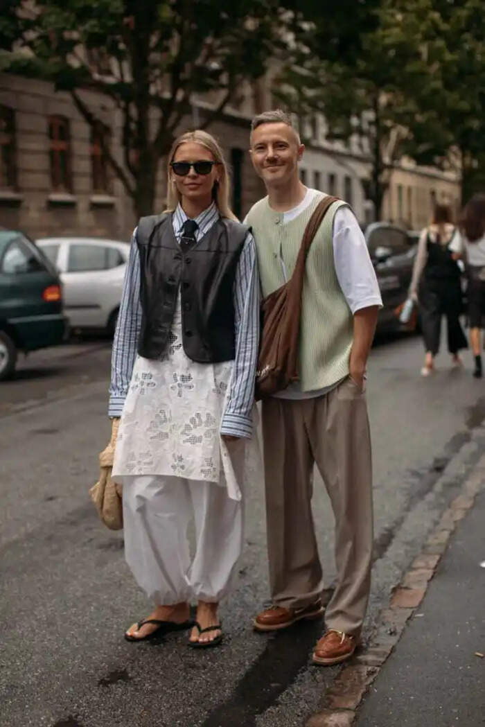 Pantalones bombacho street style