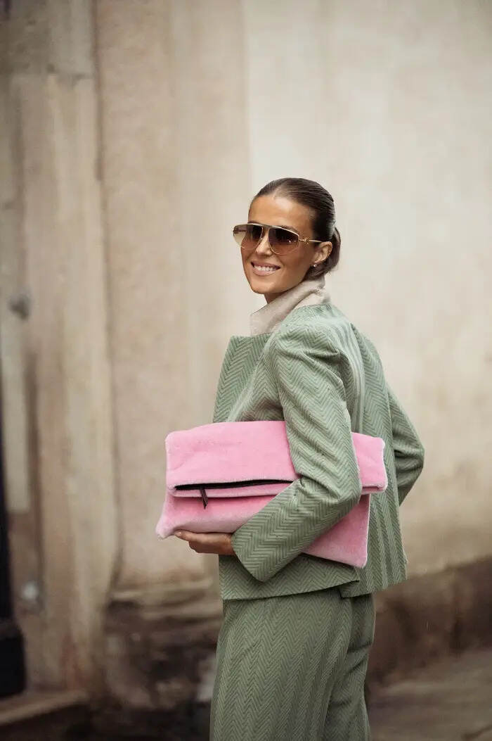 Bolso sobre XL rosa Bolso rosa tendencia