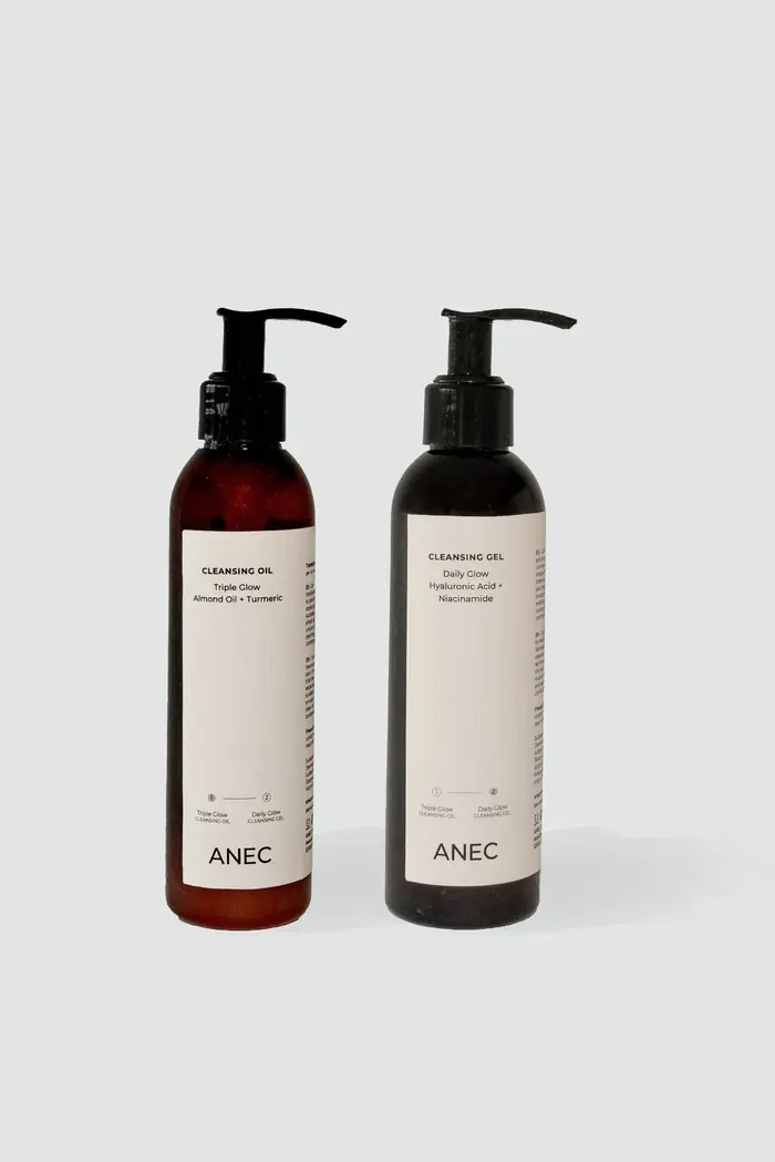 Rutina doble limpieza facial ANEC Cosmetics