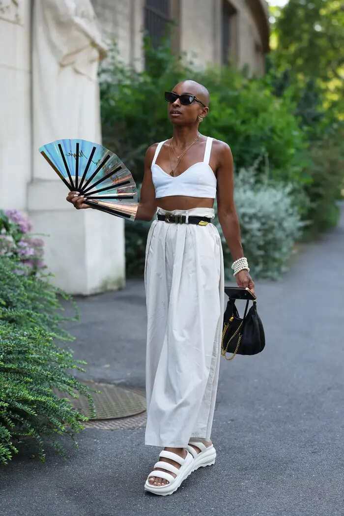 Total look blanco estilo