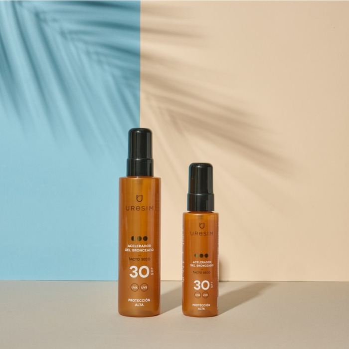 Uresin aceite solar en seco